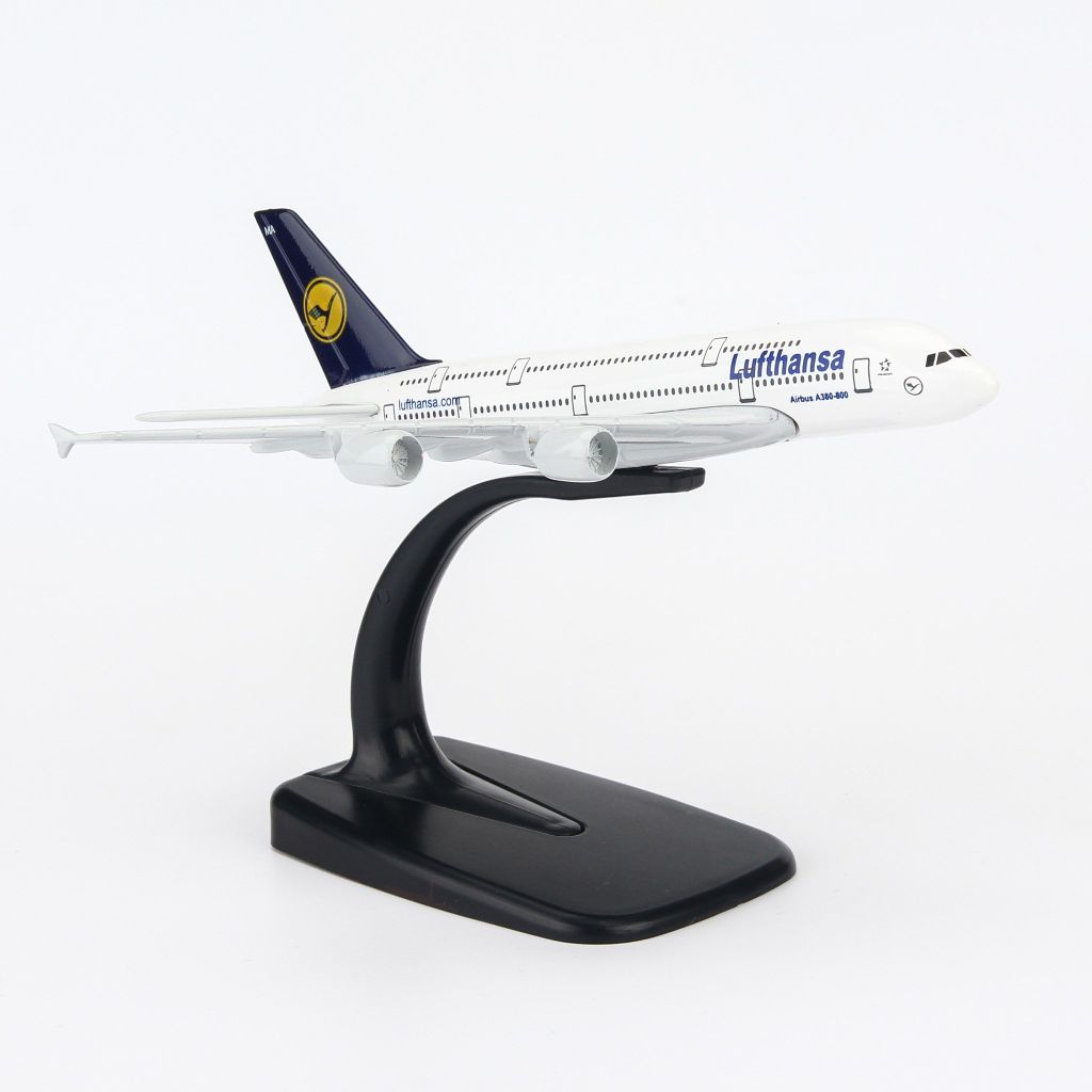 Mô hình máy bay tĩnh Lufthansa Airbus A380 16cm Everfly giá rẻ