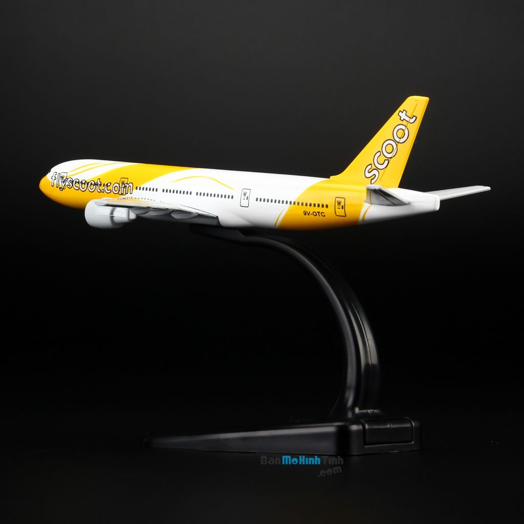 Mô hình máy bay tĩnh Scoot Boeing B777 16cm Everfly giá rẻ (9)