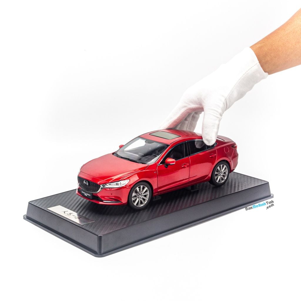 Mô hình xe Mazda 6 2019 1:18 Dealer Red (9)