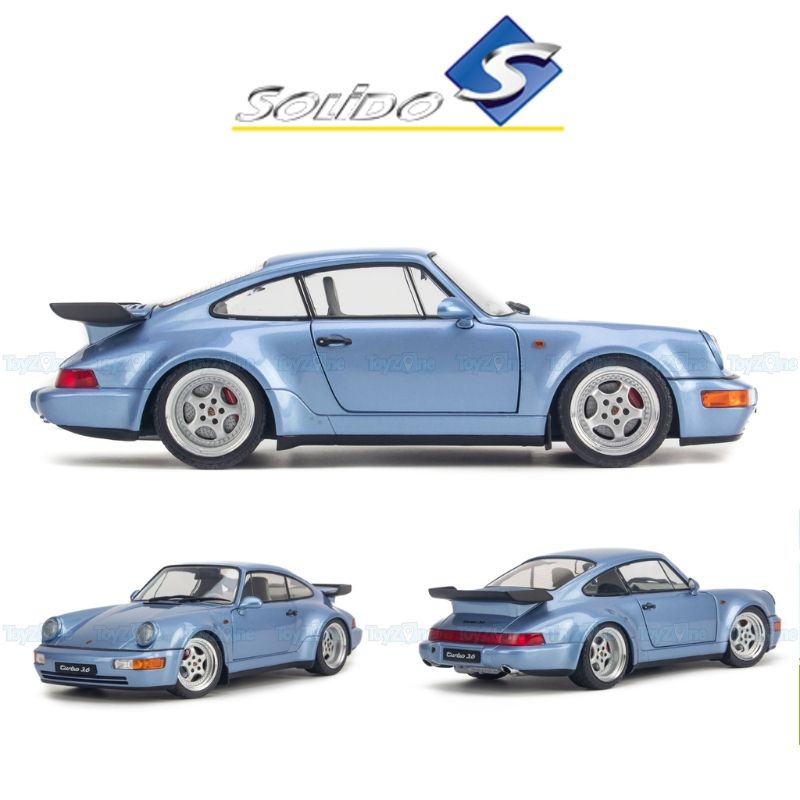 Mô hình xe Porsche 911 (946) Turbo Horizon 1990 1:18 SOLIDO