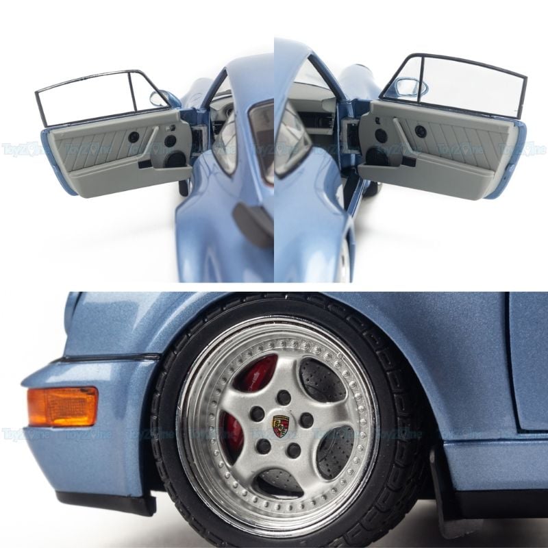 Mô hình xe Porsche 911 (946) Turbo Horizon 1990 1:18 SOLIDO