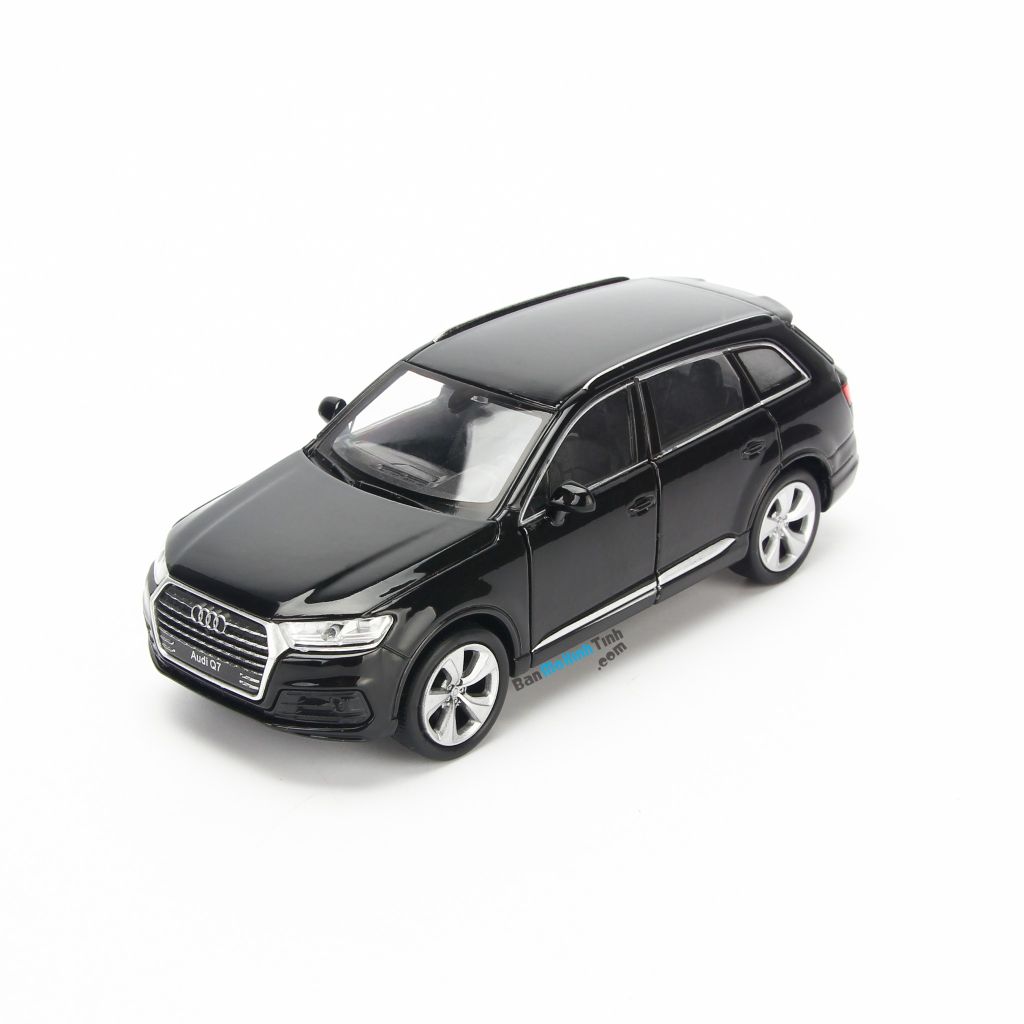 Mô hình xe suv Audi Q7 1:36 Welly Black (1)