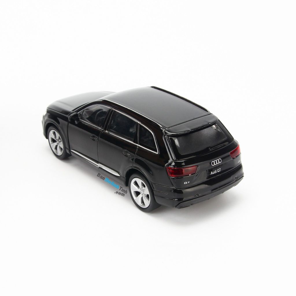 Mô hình xe suv Audi Q7 1:36 Welly Black (2)