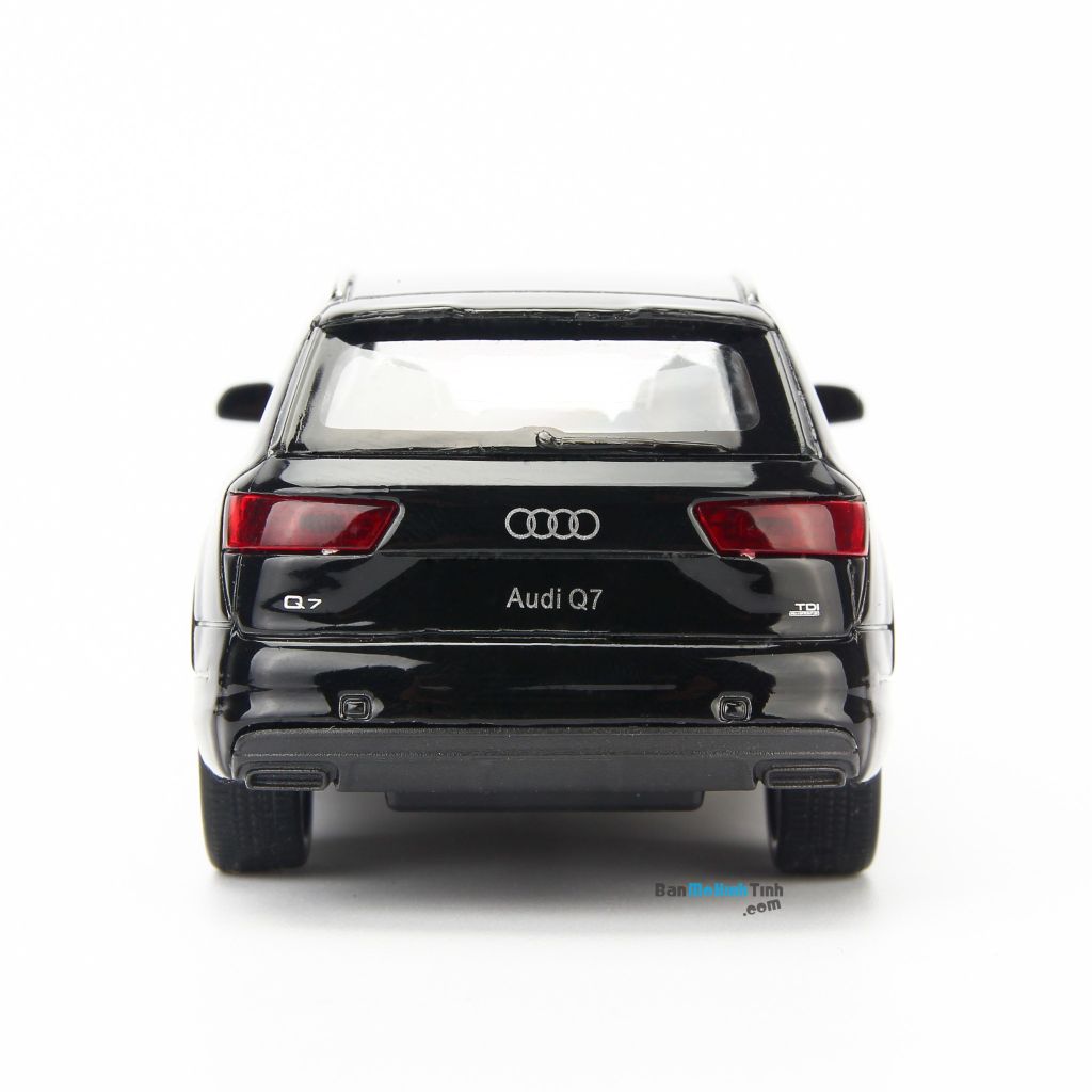 Mô hình xe suv Audi Q7 1:36 Welly Black (5)