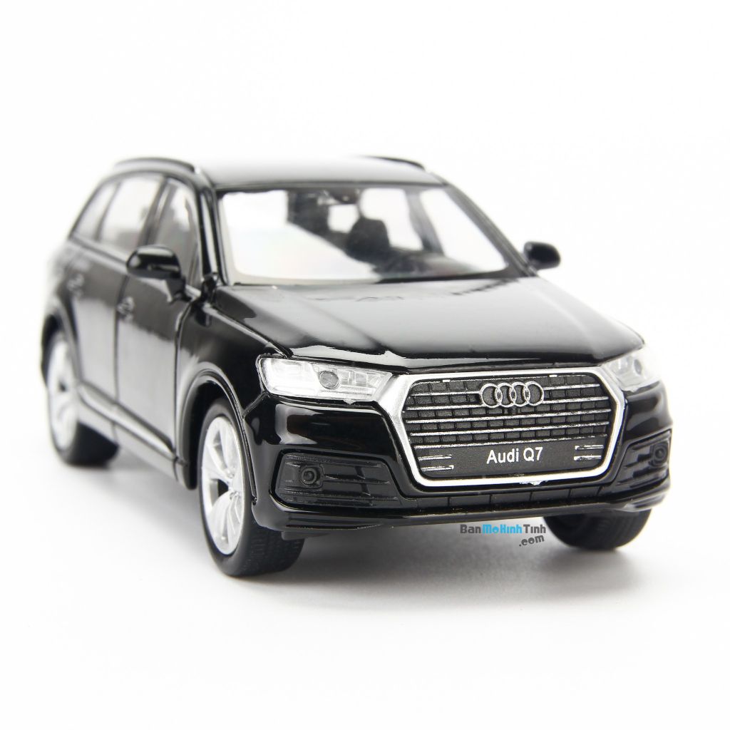 Mô hình xe suv Audi Q7 1:36 Welly Black (6)