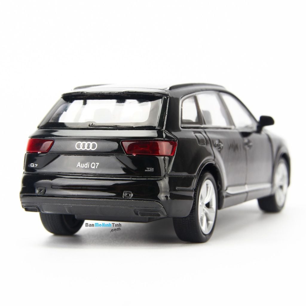 Mô hình xe suv Audi Q7 1:36 Welly Black (7)