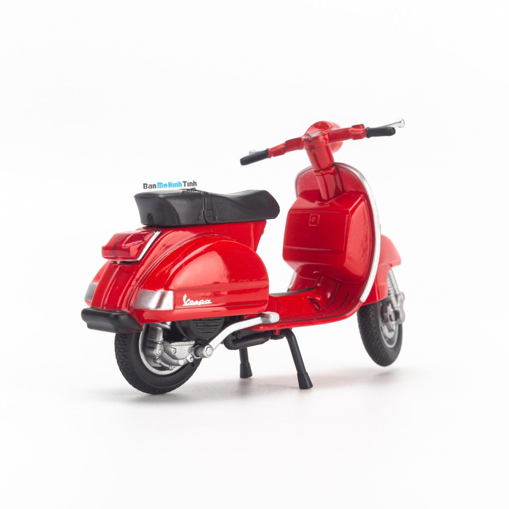 Mô hình xe Vespa PX 2016 1:18 Welly Red (3)