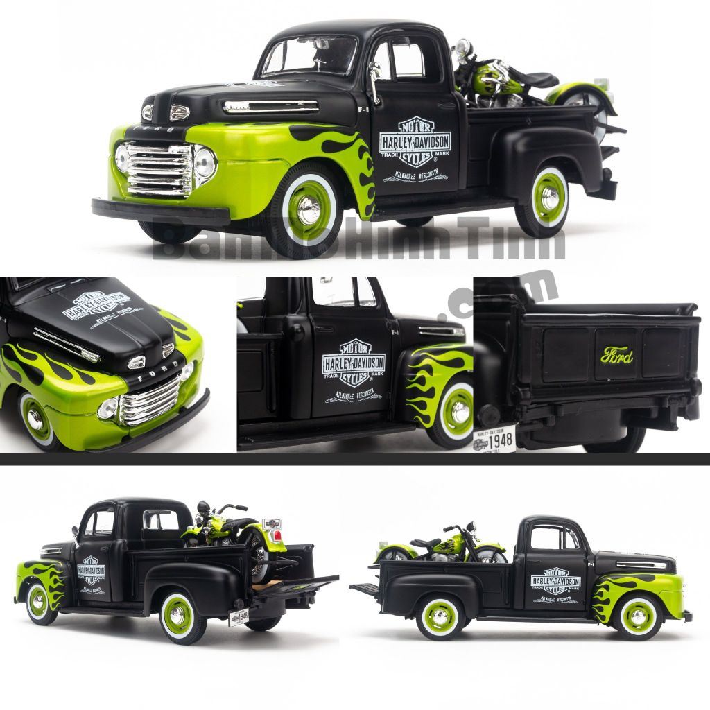 Mô hình xe Ford F-1 Pickup FL Panhead 1948 1:24 Maisto - 32171