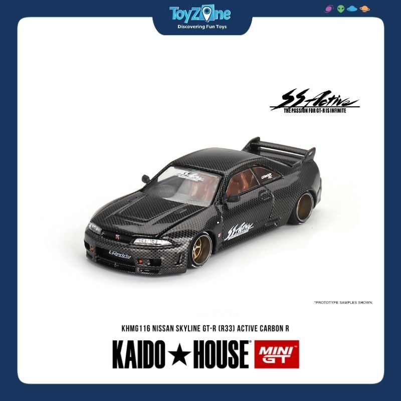 Mô hình xe Nissan Skyline GT-R ( R33 ) 1:64 KAIDO HOUSE x MiniGT