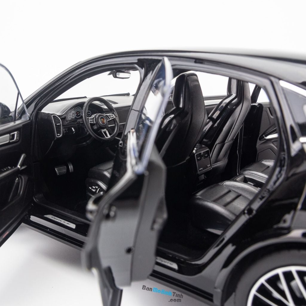 Mô hình xe suv Porsche Cayenne 2019 1:18 Norev Black (6)