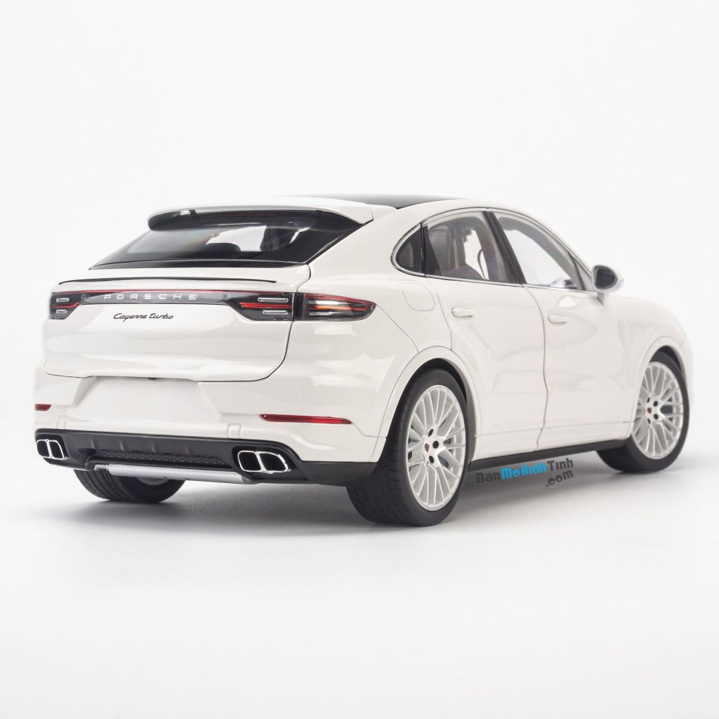 Mô hình xe suv Porsche Cayenne 2019 1:18 Norev White  (2)