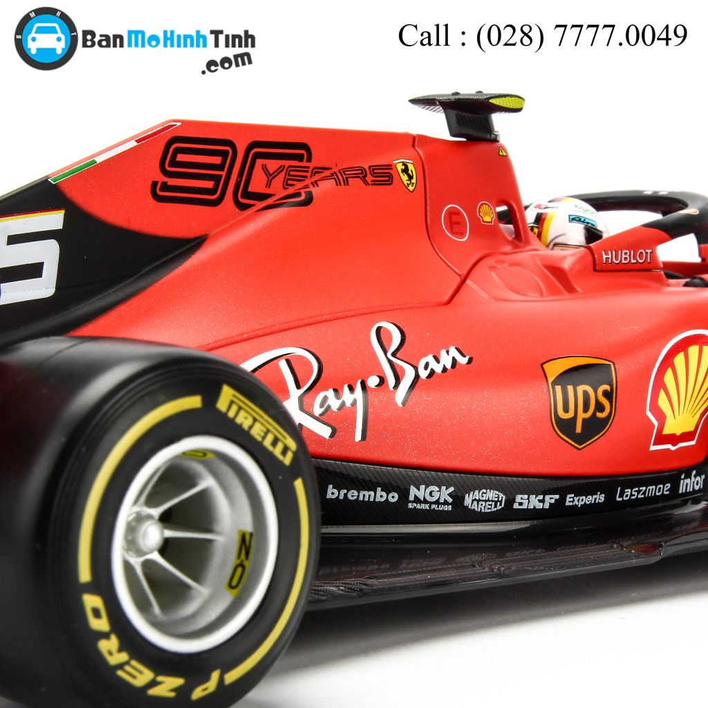 Mô hình xe Ferrari F1 1:18 Bburago