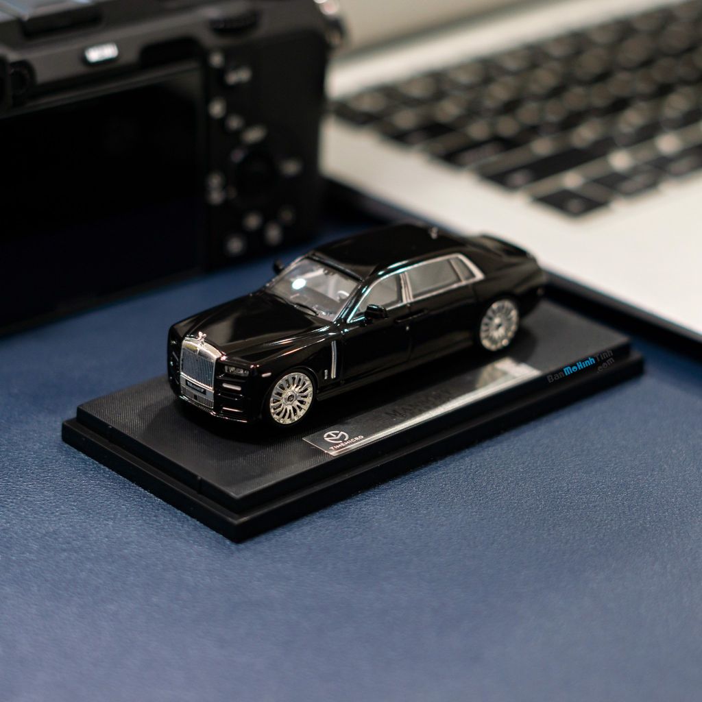Mô hình xe Rolls Royce Mansory Phantom 1:64 Timemicro Black (8)