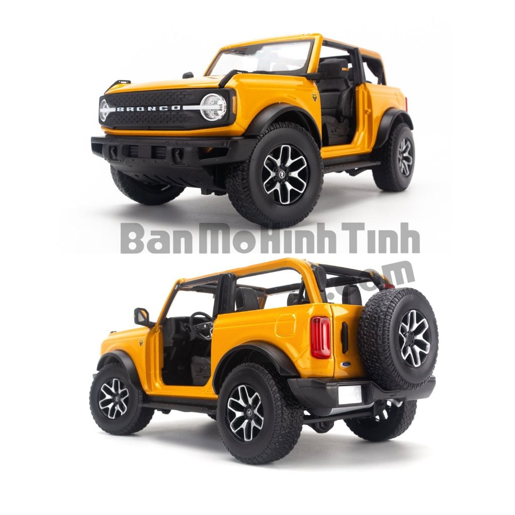 Mô hình xe Ford Bronco Badlands 2021 1:18 Maisto - 31457