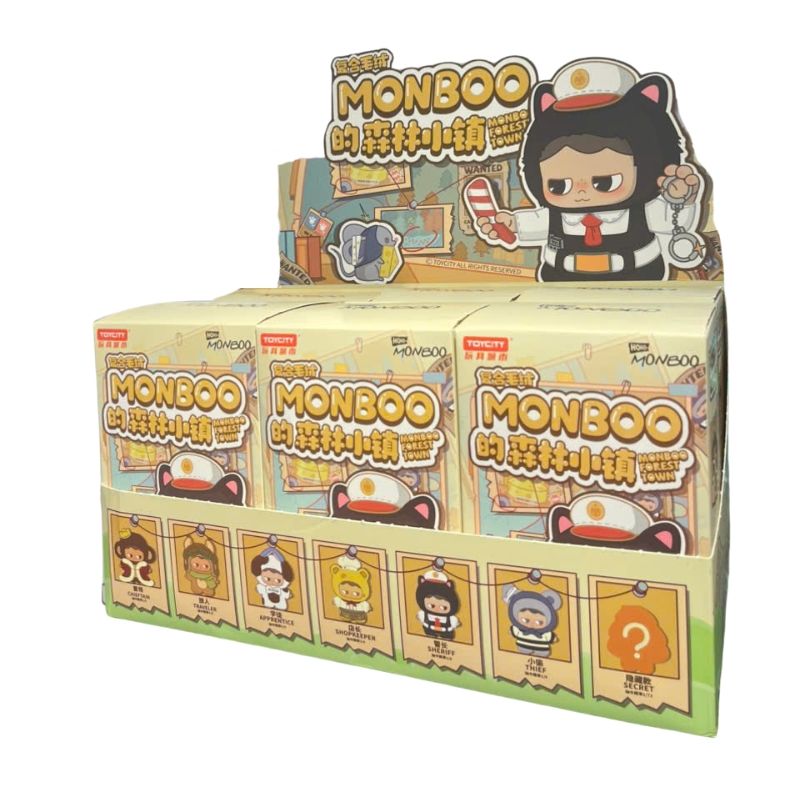 Mô hình đồ chơi Blind Box Gấu bông Monboo Forest Town Plush Series ( Thị Trấn Trong Rừng ) TOYCITY