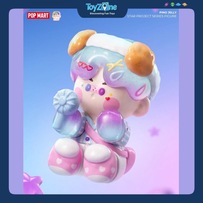 Mô hình đồ chơi Blind box Pino Jelly Star Project Series Figures ( Dự Án Ngôi Sao ) POP MART
