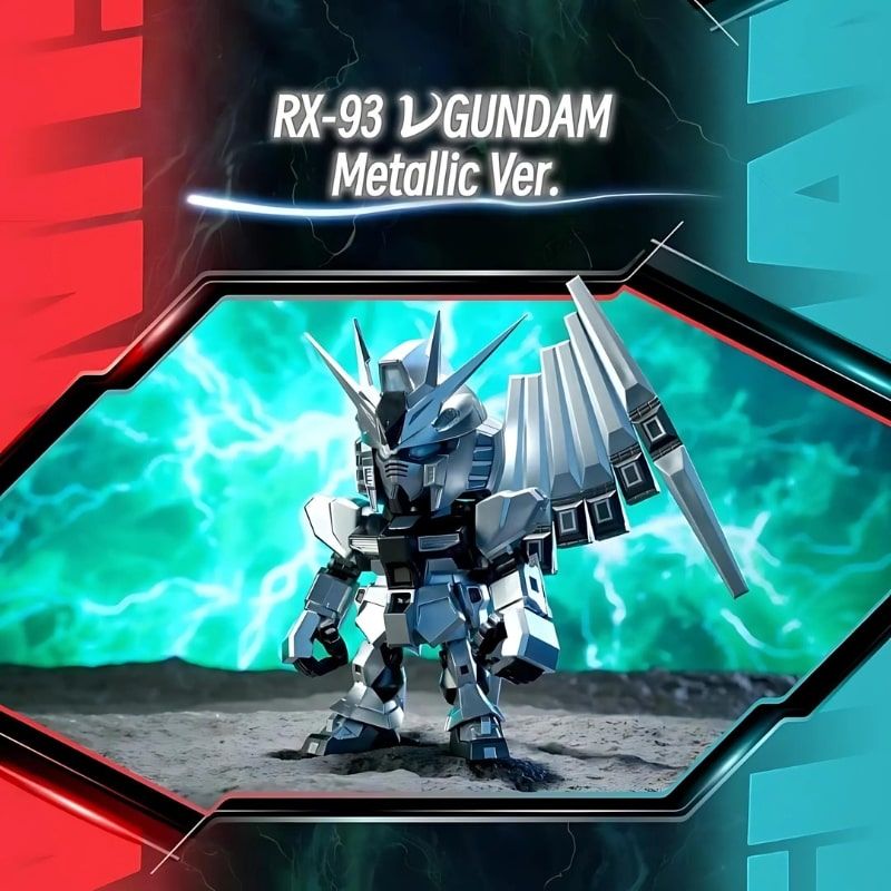 Mô hình đồ chơi Blind box QMSV Mini RX-93 V Gundam Bull Gundam BANDAI NAMCO