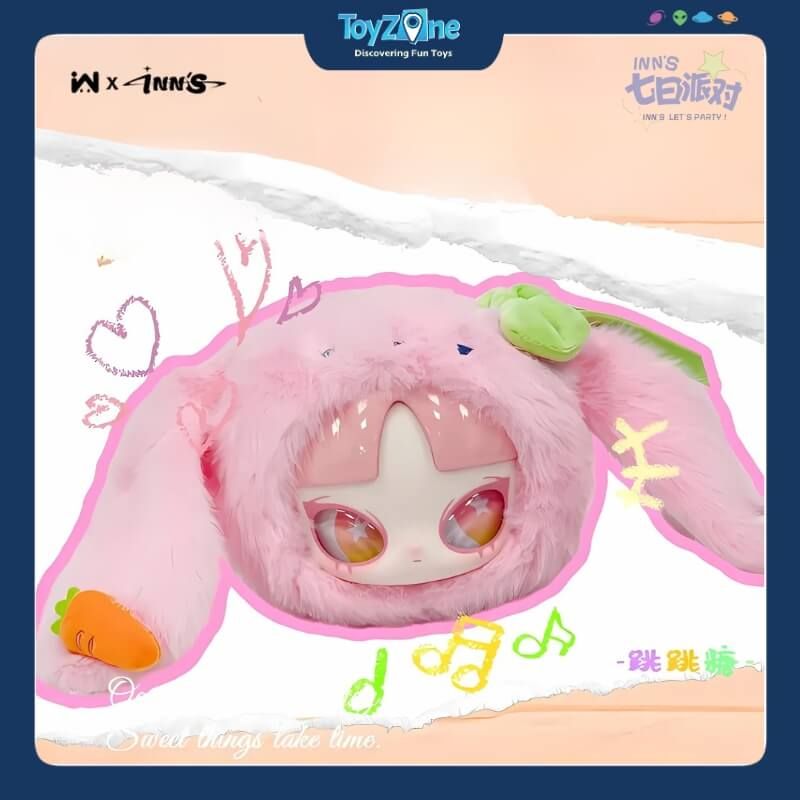 Mô hình Blind box Gấu bông Khóa kéo Inn's Let Party Time ( Đến Giờ Tiệc Tùng ) WLLEMART