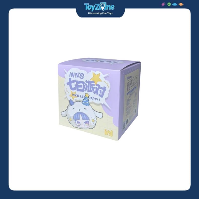Mô hình Blind box Gấu bông Khóa kéo Inn's Let Party Time ( Đến Giờ Tiệc Tùng ) WLLEMART