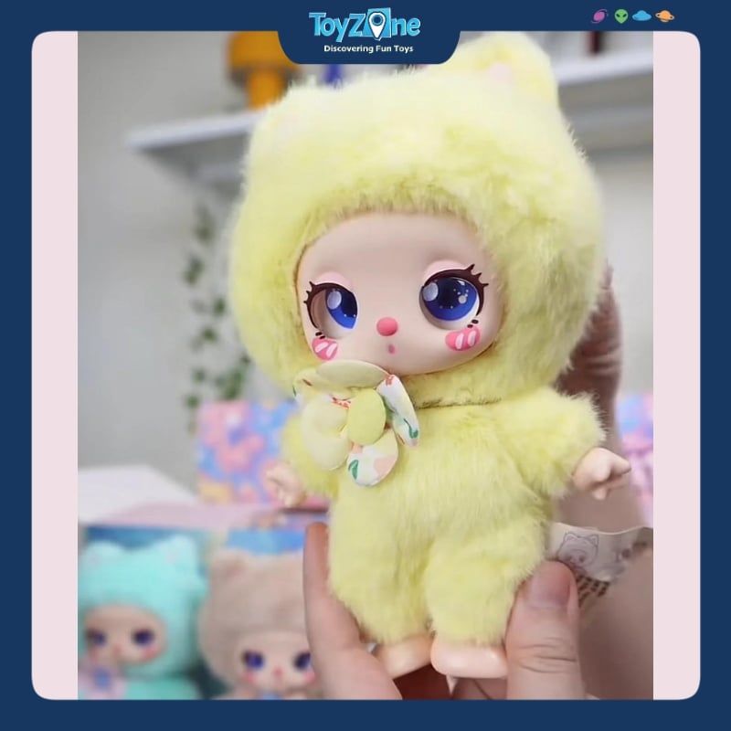 Mô hình Blind Box Móc khóa Gấu Bông Liila's Lucky Cat V1 ( Liila's Mèo May Mắn ) LIILA TOYS