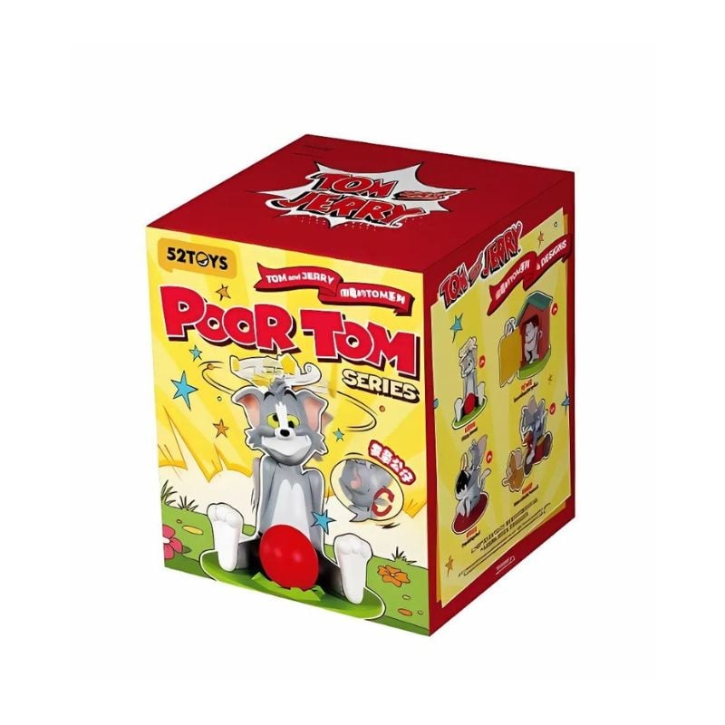 Mô hình đồ chơi Blind box Chuyển Động Tom And Jerry Poor Tom ( Mèo Tom Tội Nghiệp ) 52TOYS