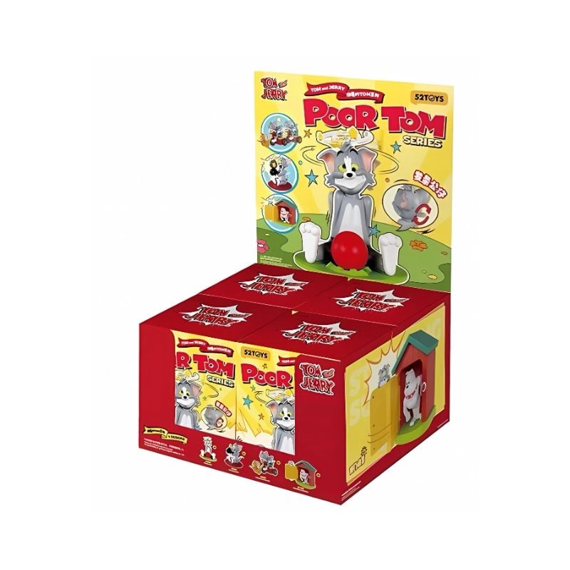 Mô hình đồ chơi Blind box Chuyển Động Tom And Jerry Poor Tom ( Mèo Tom Tội Nghiệp ) 52TOYS