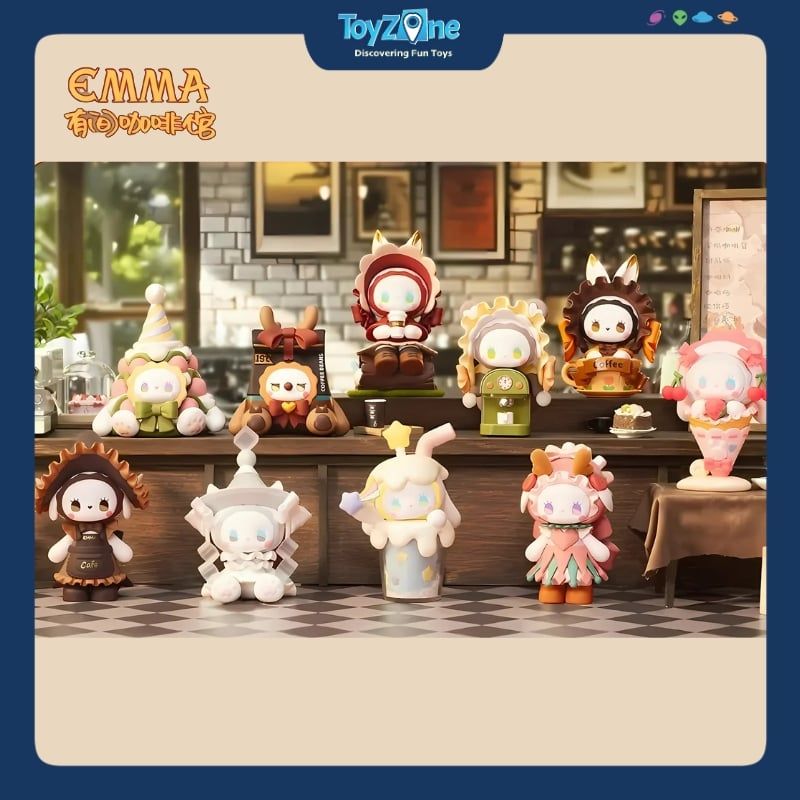 Mô hình đồ chơi Blind box Emma Secret Forest Coffee Shop ( Quán Cà Phê Trong Rừng Bí Mật ) MJ STUDIO