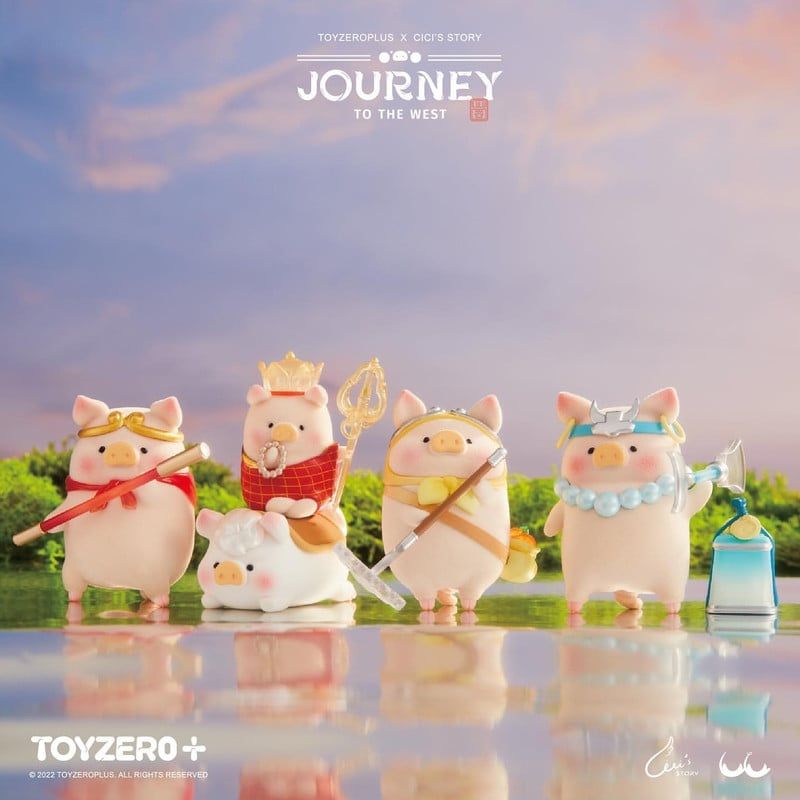 Mô hình đồ chơi Blind box Lulu The Piggy Journey To The West (Heo Lulu Tây Du Ký) 52TOYS