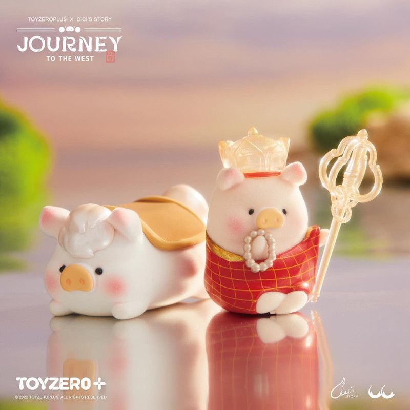 Mô hình đồ chơi Blind box Lulu The Piggy Journey To The West (Heo Lulu Tây Du Ký) 52TOYS