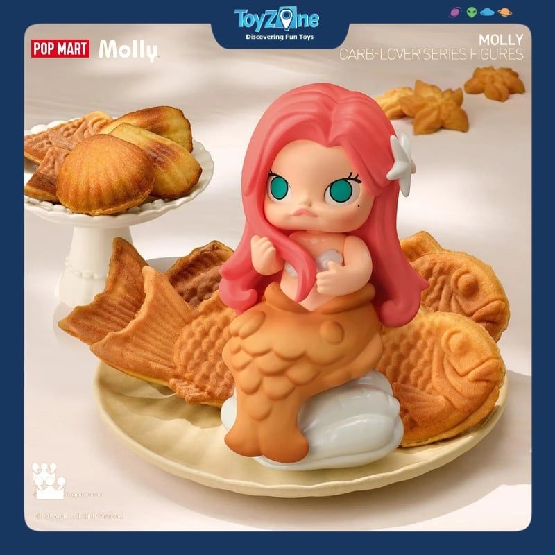 Mô hình đồ chơi Blind box Molly Carb-Lover Series Figures ( Molly Yêu Thích Sự Ngọt Ngào ) POP MART