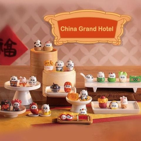 Mô hình đồ chơi Blind bag Mr.Pa Mini Bean China Grand Hotel ( Khách Sạn Sang Trọng ) TOYCITY