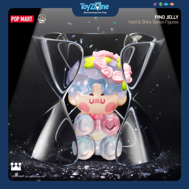 Mô hình đồ chơi Blind box Pino Jelly Hard & Shiny Series ( Cứng Rắn Và Lấp Lánh ) POP MART