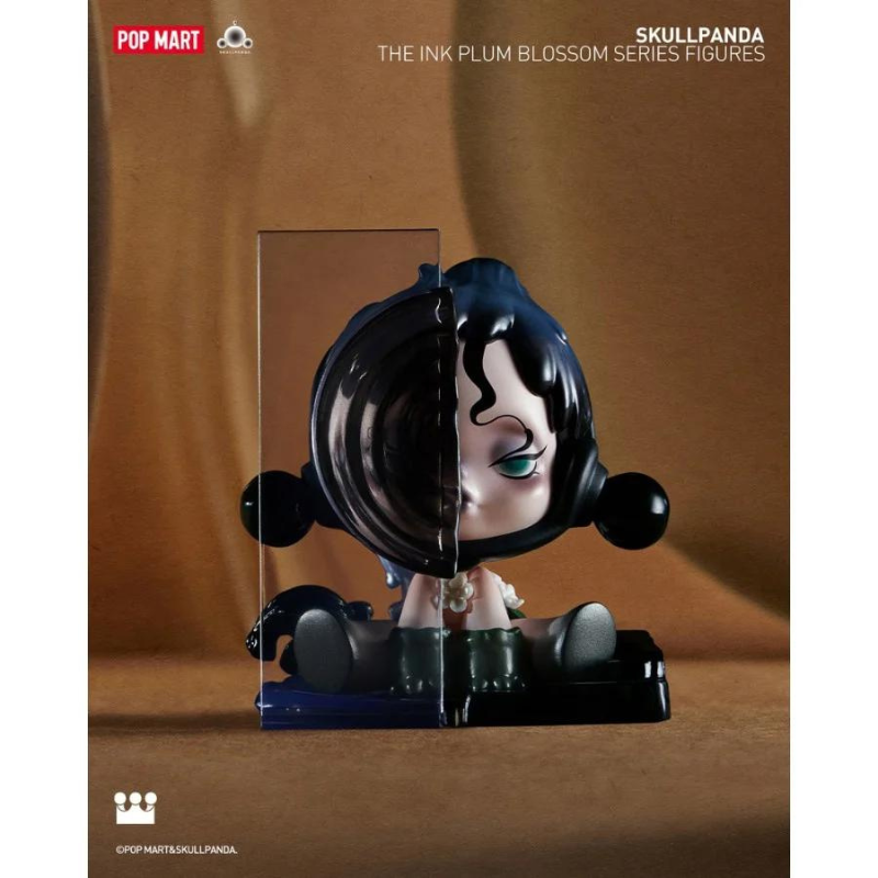 Mô hình đồ chơi Blind box Skull Panda The Ink Plum Blossom (Mùa Hoa Mận Cùng Skull Panda) POP MART