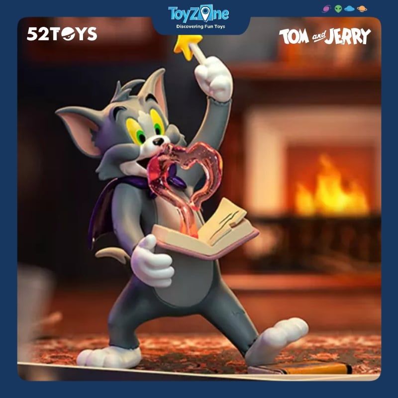 Mô hình đồ chơi Blind box Tom and Jerry Fantasy Magic Series (Phép Thuật Tuyệt Dịu) - 52TOYS