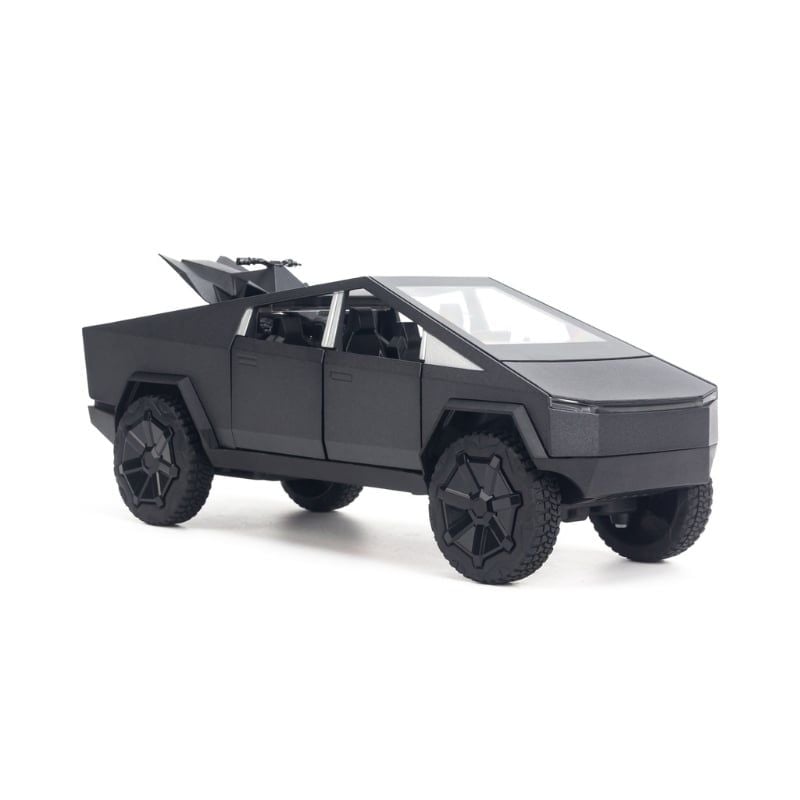 Mô hình xe Tesla Cyber Truck with motorbike 1:24 Chezhi