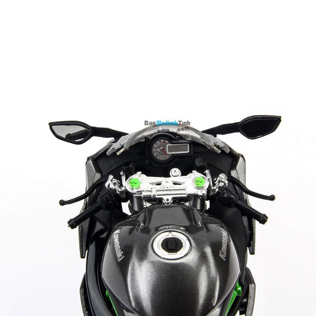 Mô hình xe mô tô Kawasaki H2 Black 1:12 Joycity