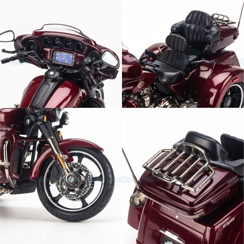 Mô hình xe mô tô Harley Davidson CVO Tri Glide 2021 1:12 Maisto