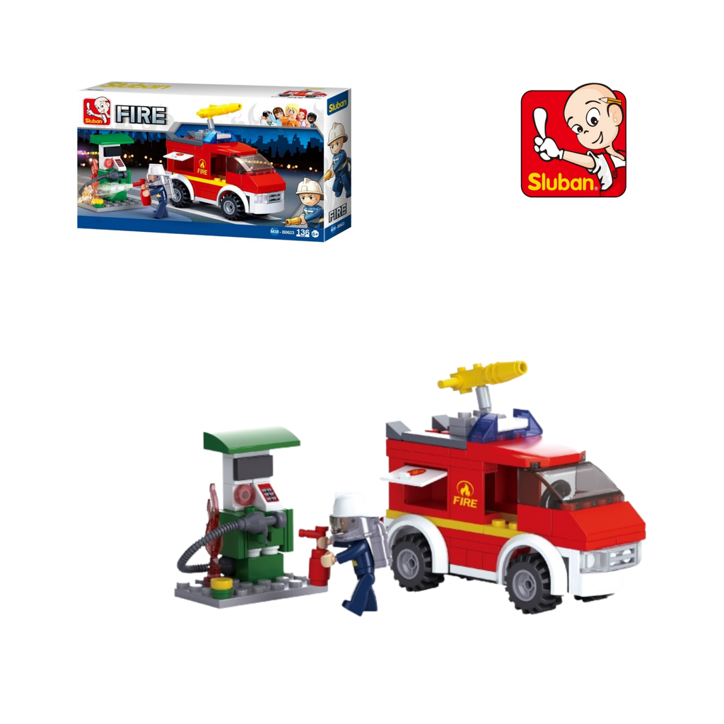 Bộ đồ chơi lắp ráp mô hình Xe Cứu Hoả Sluban