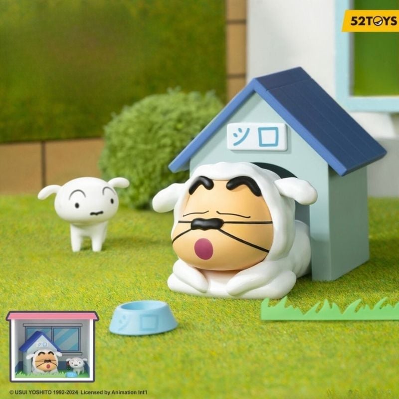 Mô hình đồ chơi Blind Box Crayon Shin-Chan Daily Life In Kasukabe Series 52TOYS