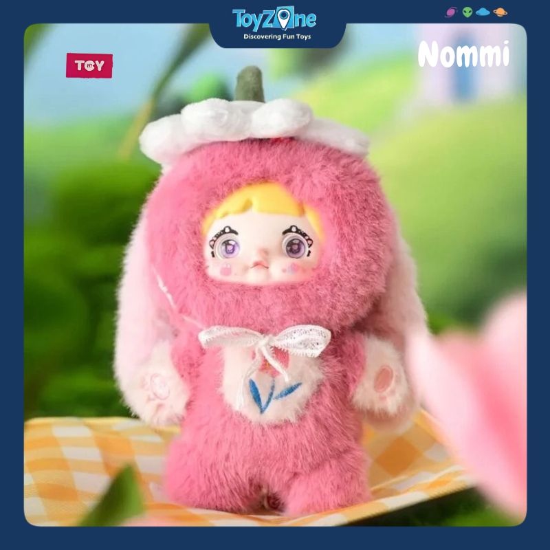 Mô hình Blind box Móc khóa Gấu bông Nommi V2 Garden Rabbit Series ( Vườn Thỏ ) HITOY