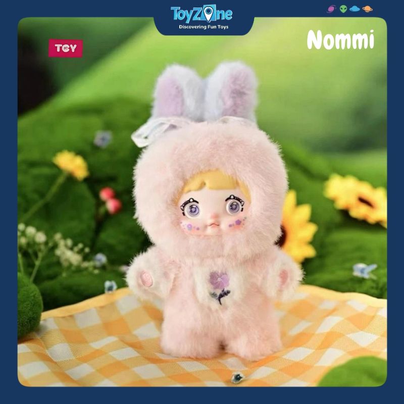Mô hình Blind box Móc khóa Gấu bông Nommi V2 Garden Rabbit Series ( Vườn Thỏ ) HITOY