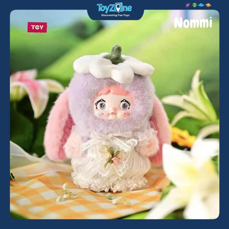 Mô hình Blind box Móc khóa Gấu bông Nommi V2 Garden Rabbit Series ( Vườn Thỏ ) HITOY