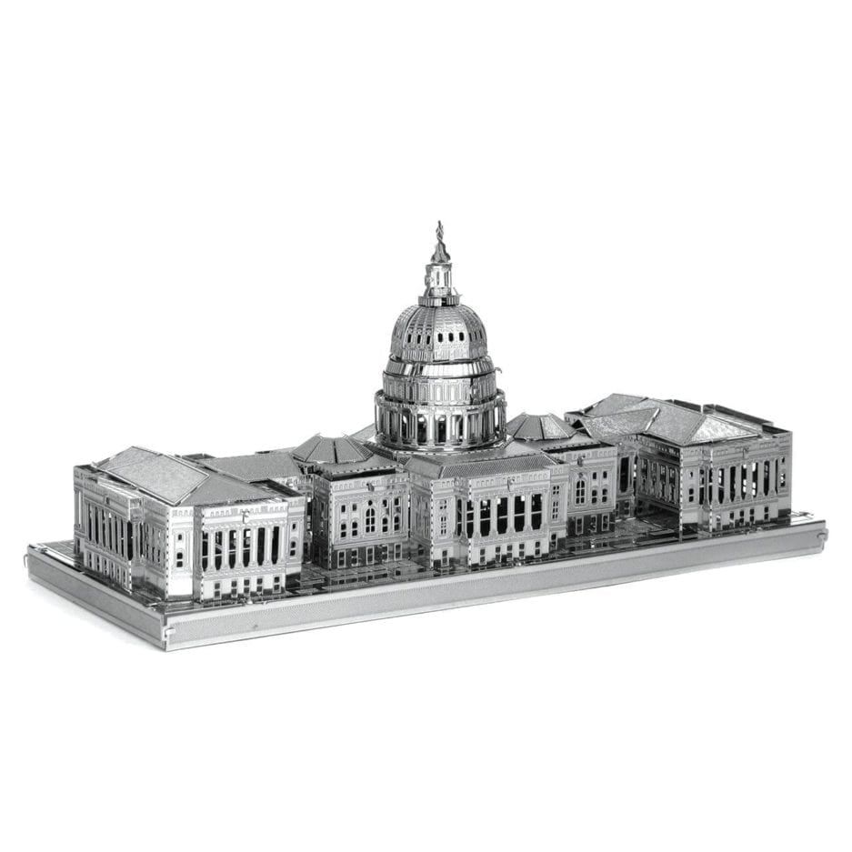 Mô hình kim loại lắp ráp 3D US Capitol (Tòa Nhà Quốc Hội Mỹ) (Silver) – Metal Works MP014