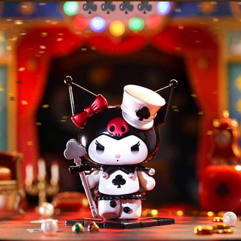 Mô hình đồ chơi Blind box Sanrio Kuromi Poker Kingdom (Vương Quốc Bài Poke) TOP TOY