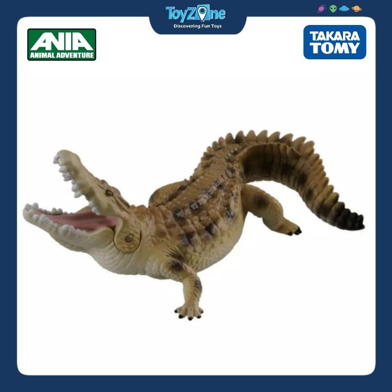 Mô hình đồ chơi Động Vật Cá Sấu Nước Mặn ANIA AS-32 ( Saltwater Crocodile ) TAKARA TOMY