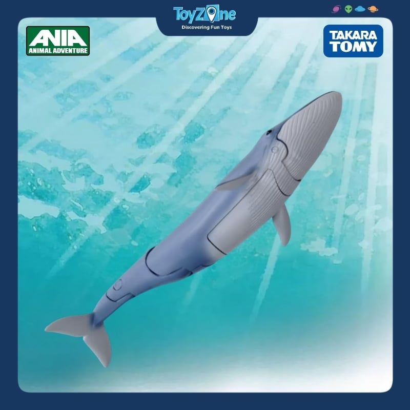 Mô hình đồ chơi Động Vật Cá Voi Xanh ANIA AL-23 Blue Whale ( Floating Ver ) TAKARA TOMY