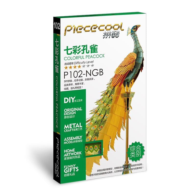 Mô hình Con Công lắp ráp kim loại 3D – Piececool MP437