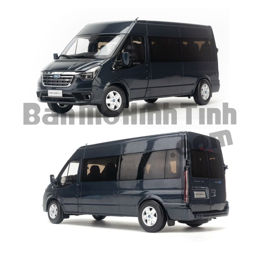 Mô hình xe Ford Transit Pro 2021 1:18 Paudi
