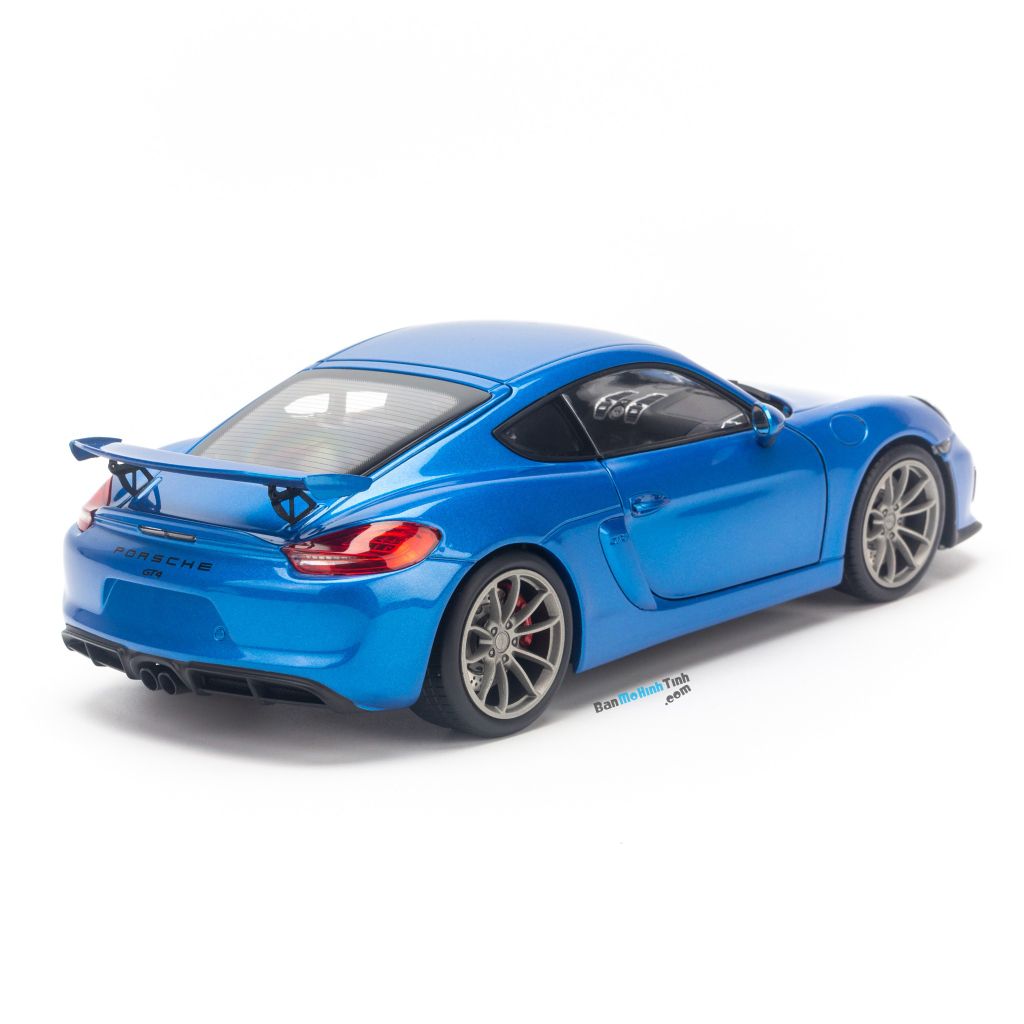 Mô hình xe Porsche Cayman GT4 1:18 Schuco Blue (2)