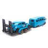 Mô hình xe Design Elite Transport - VW Van + Beetle 1:24 Maisto Blue (2)
